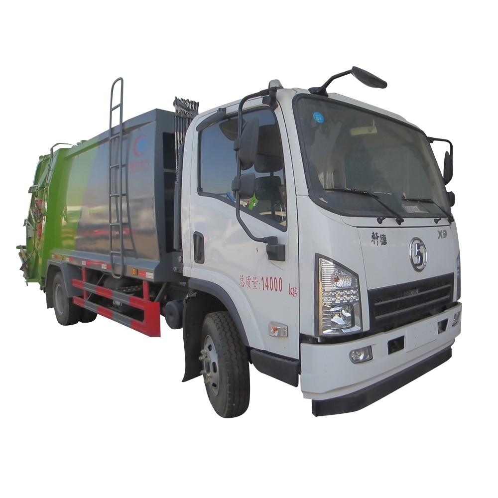 Camion compattatore di rifiuti Shacman da 10 tonnellate