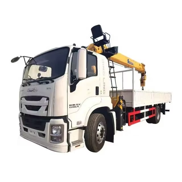 Autocarro con gru Isuzu GIGA da 10 tonnellate, Giappone